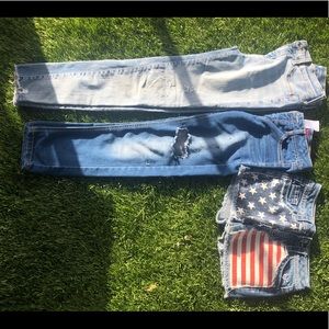 Bundle of jeans+ shorts